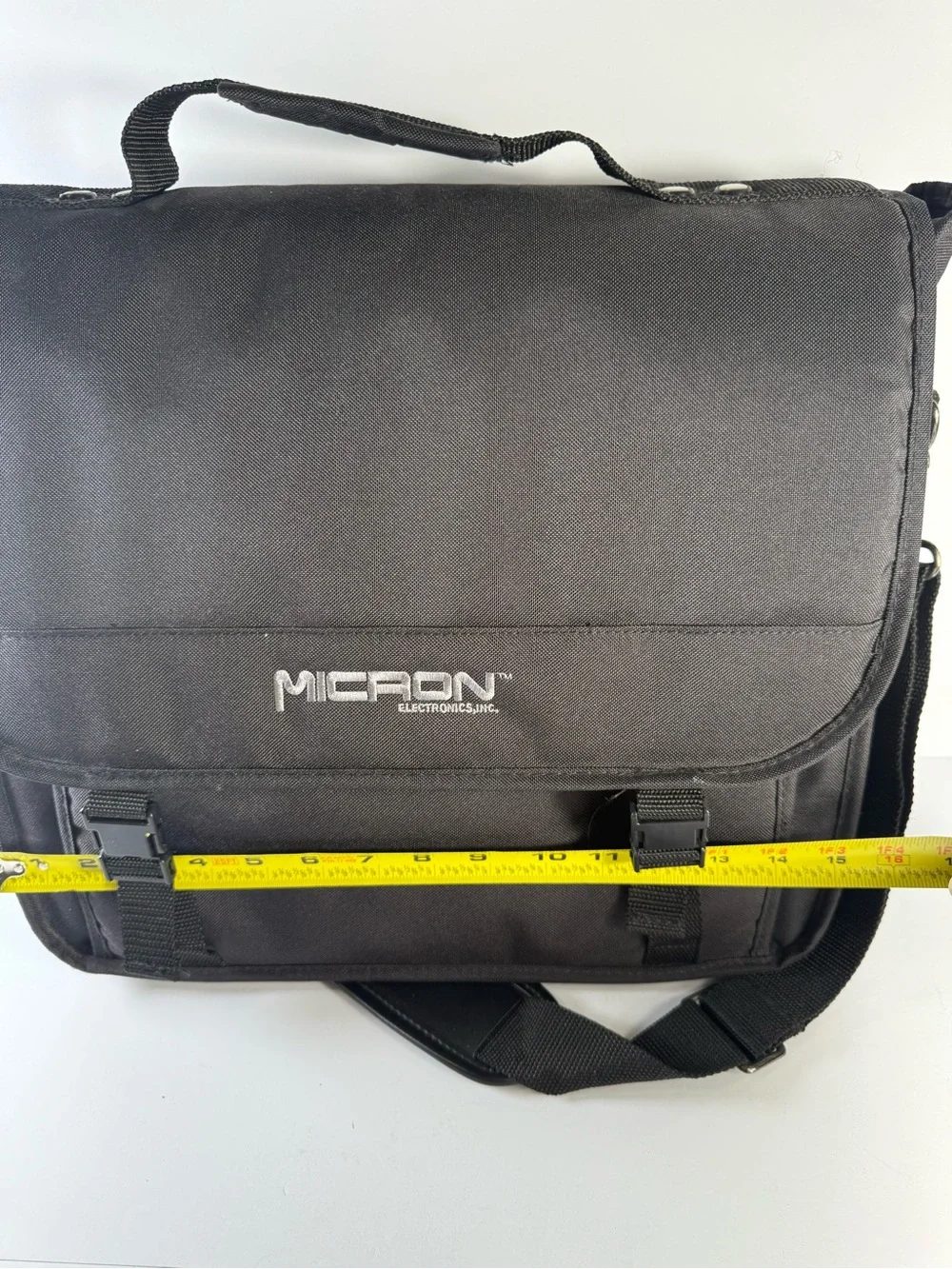 Micron Electronics - Heavy Duty - Padded Laptop Briefcase - Bag Black